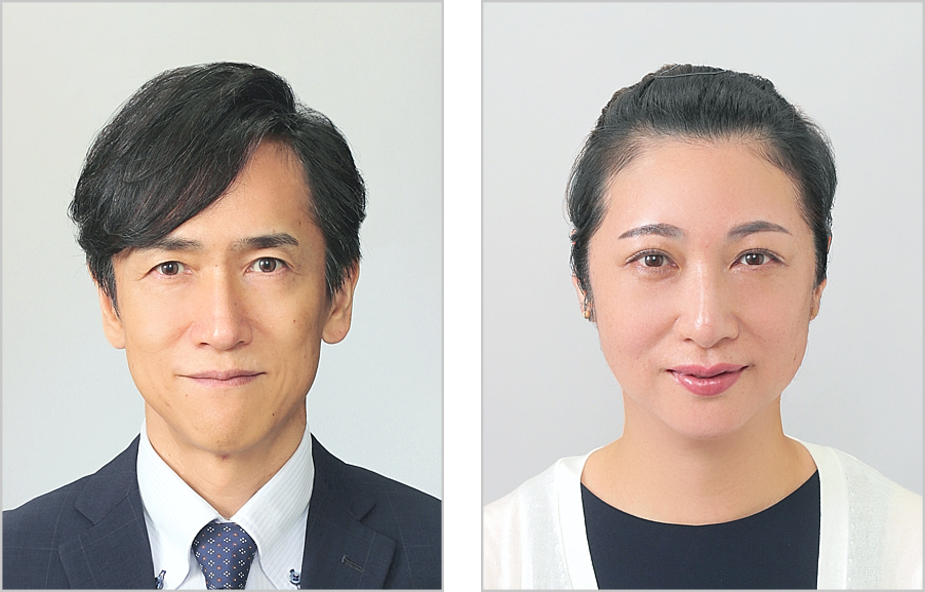 各種証明写真の撮影例