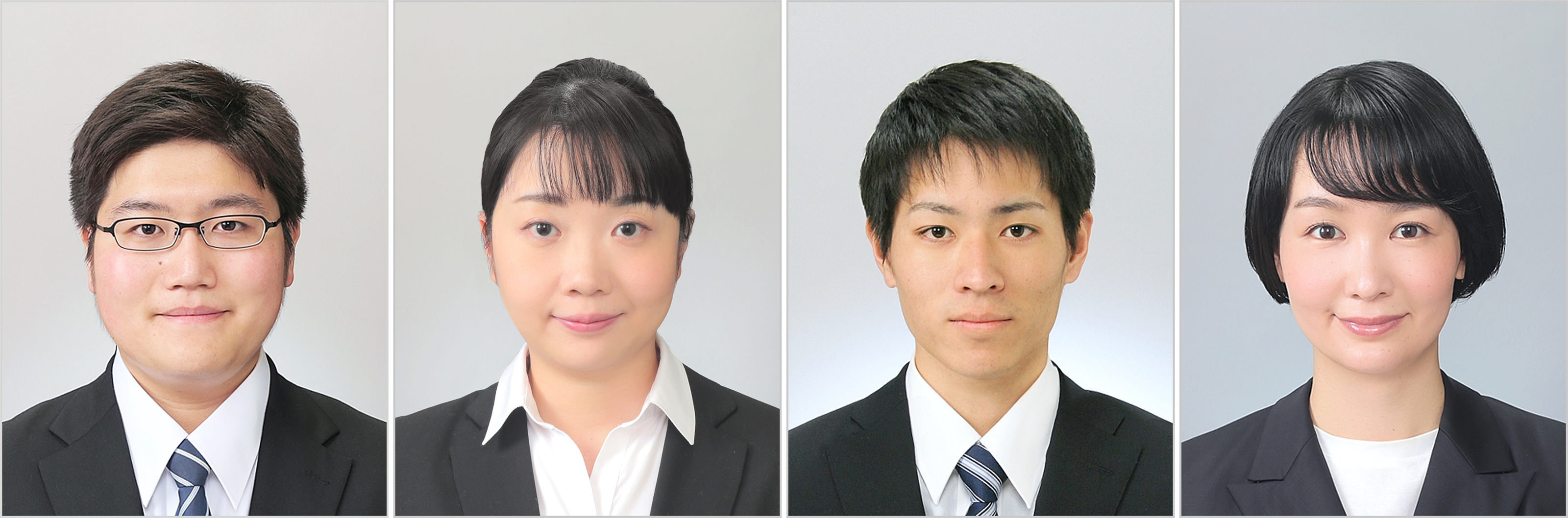就活用証明写真の撮影例